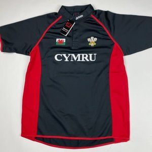 NEW Cymru Wales Rugby Jersey Shirt Sweater Mens Large Manav